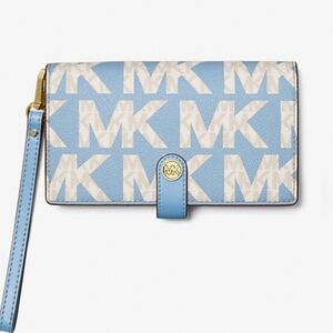 Michael kors Jet Set Medium Graphic Logo Phone Wallet